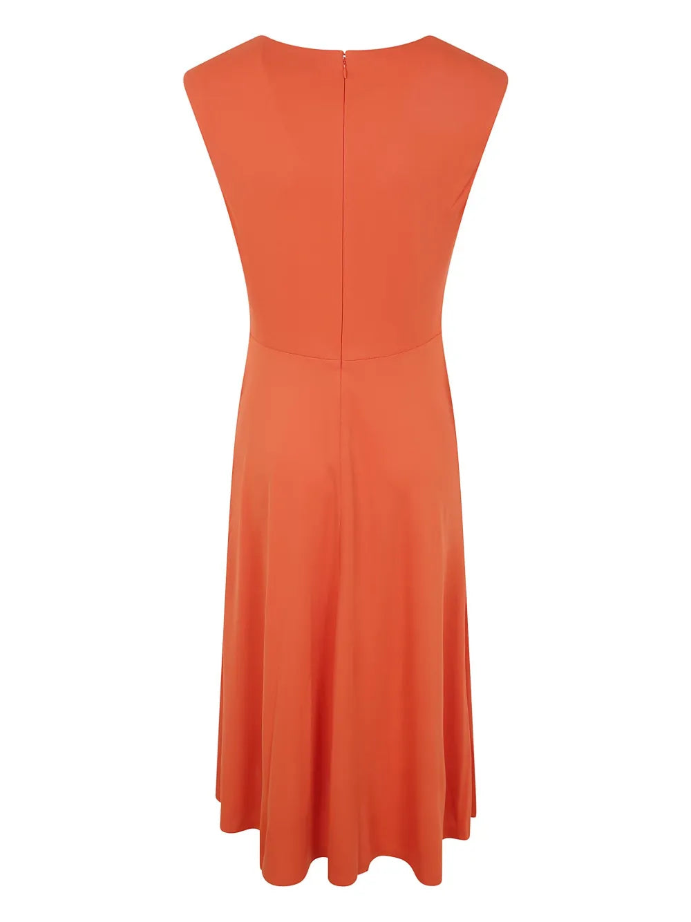 Twist-Detail Midi Dress