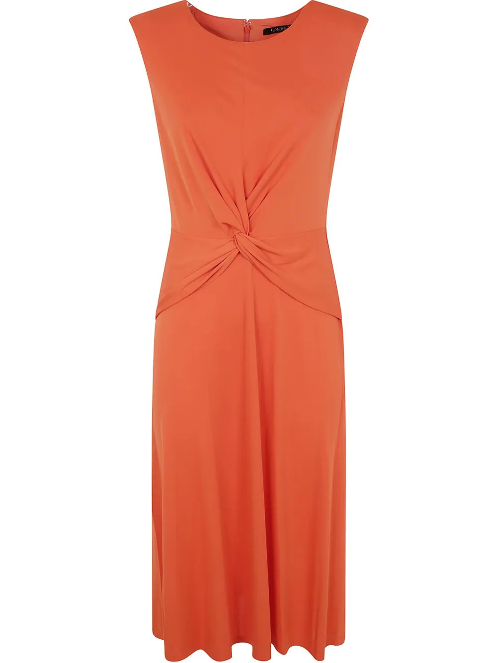 Twist-Detail Midi Dress