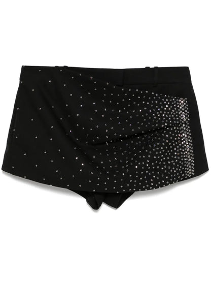 Rhinestone-Embellished Shorts