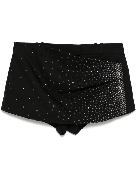 Rhinestone-Embellished Shorts