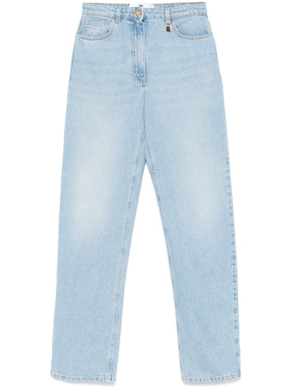 Padlock-Detail Jeans