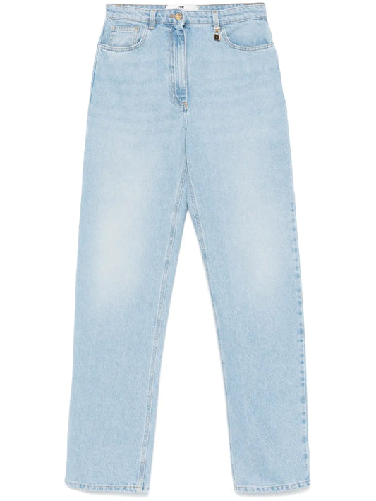 Padlock-Detail Jeans