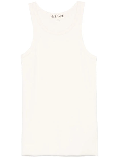 Fine-Ribbed Tank Top