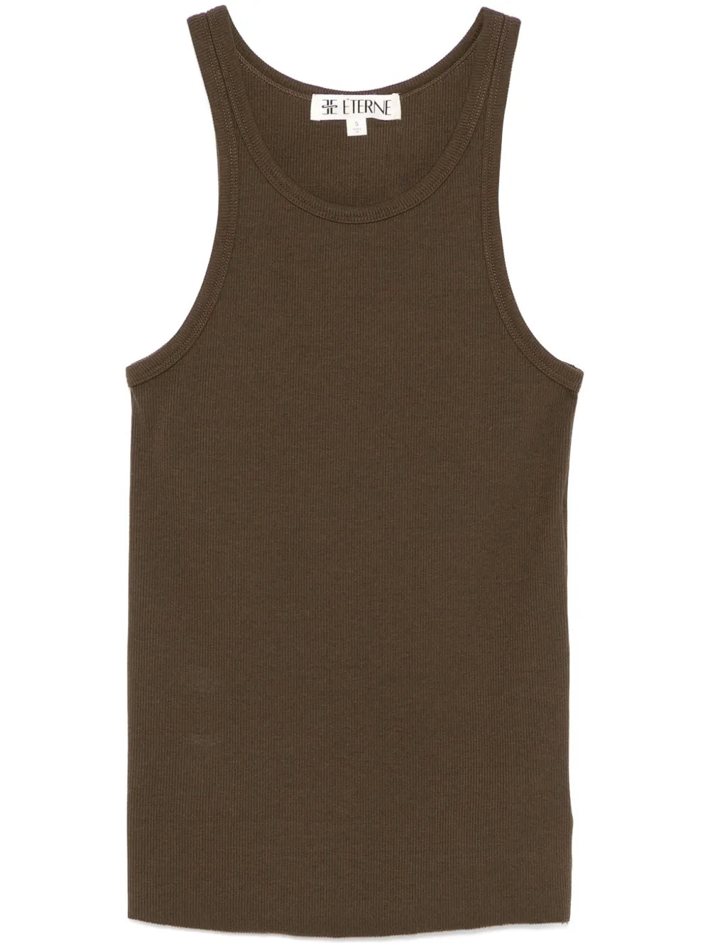 Fine-Ribbed Tank Top