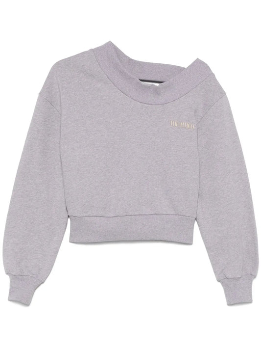 Mélange-Effect Sweatshirt