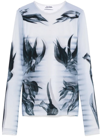 The Flower Body Morphing Marinière T-Shirt