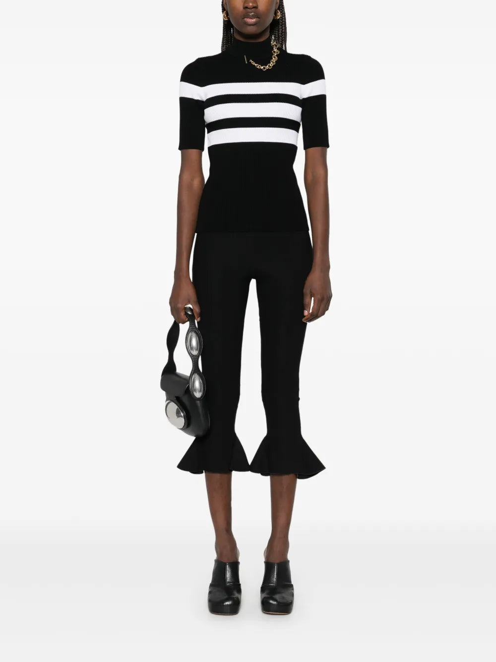 Striped Knitted T-Shirt