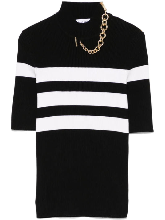 Striped Knitted T-Shirt