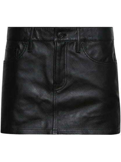 Leather Mini Skirt