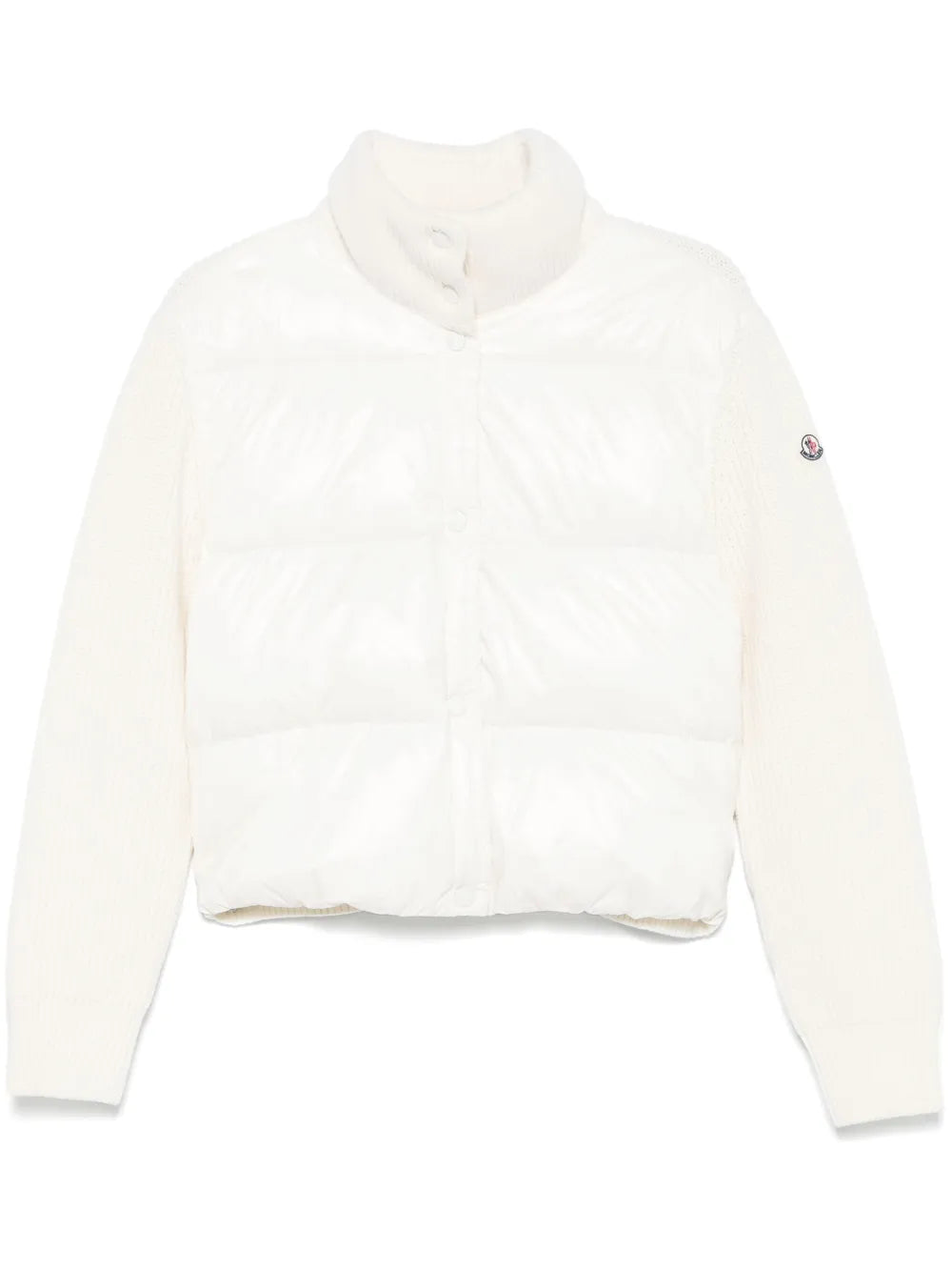 Knitted-Panels Jacket