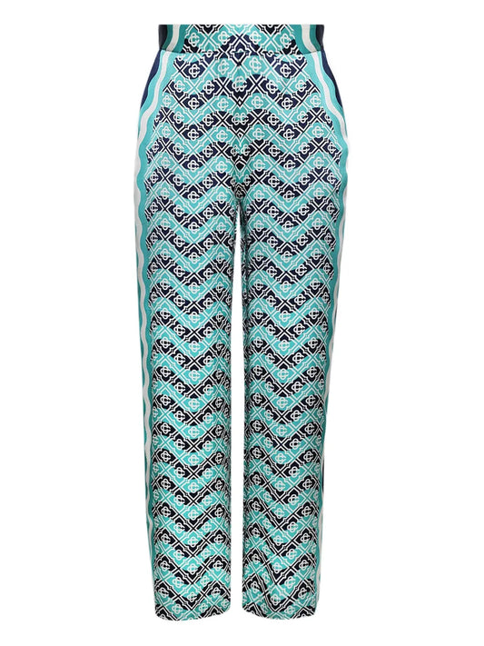 Silk-Satin Trousers