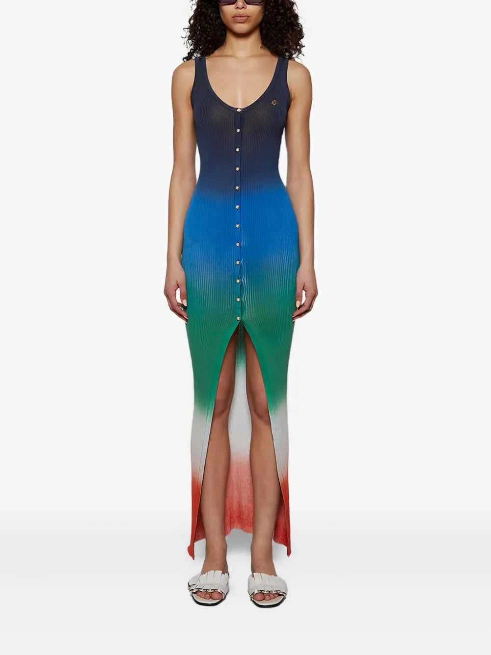 Gradient-Effect Maxi Dress