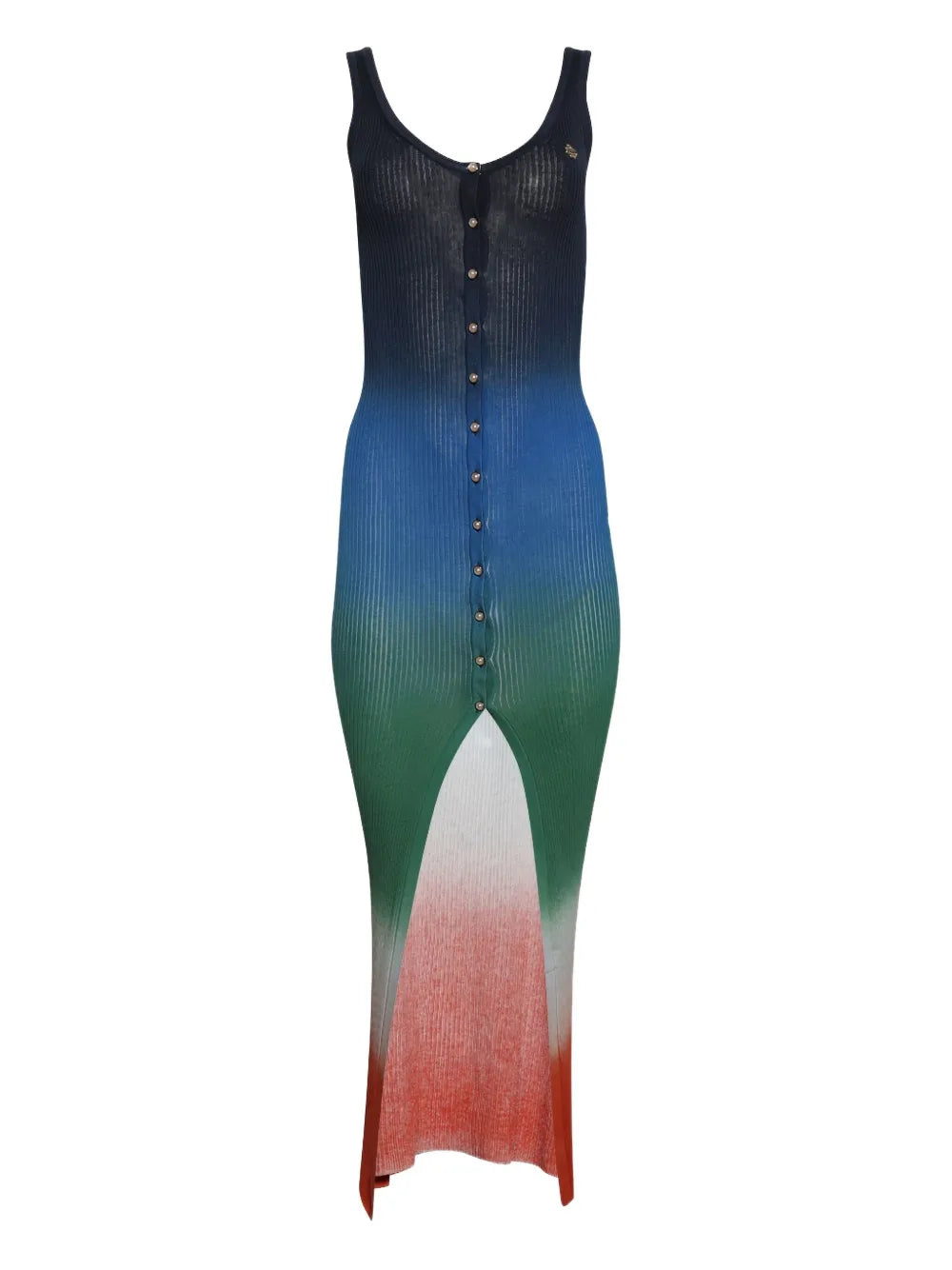 Gradient-Effect Maxi Dress