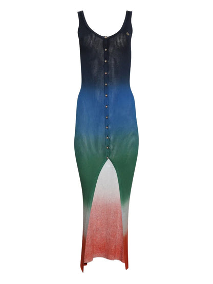 Gradient-Effect Maxi Dress
