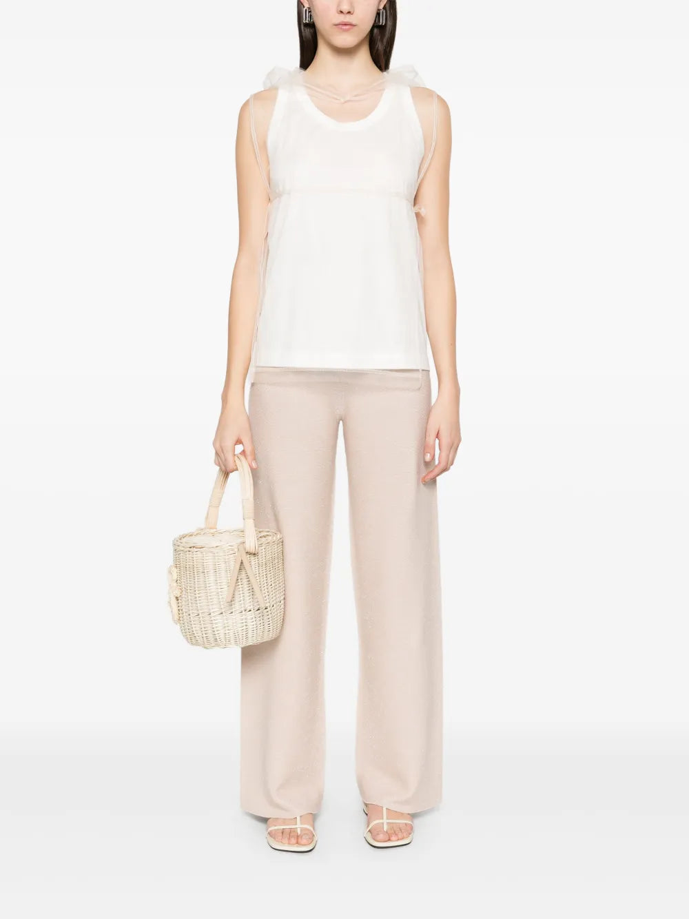 Lurex-Detail Trousers