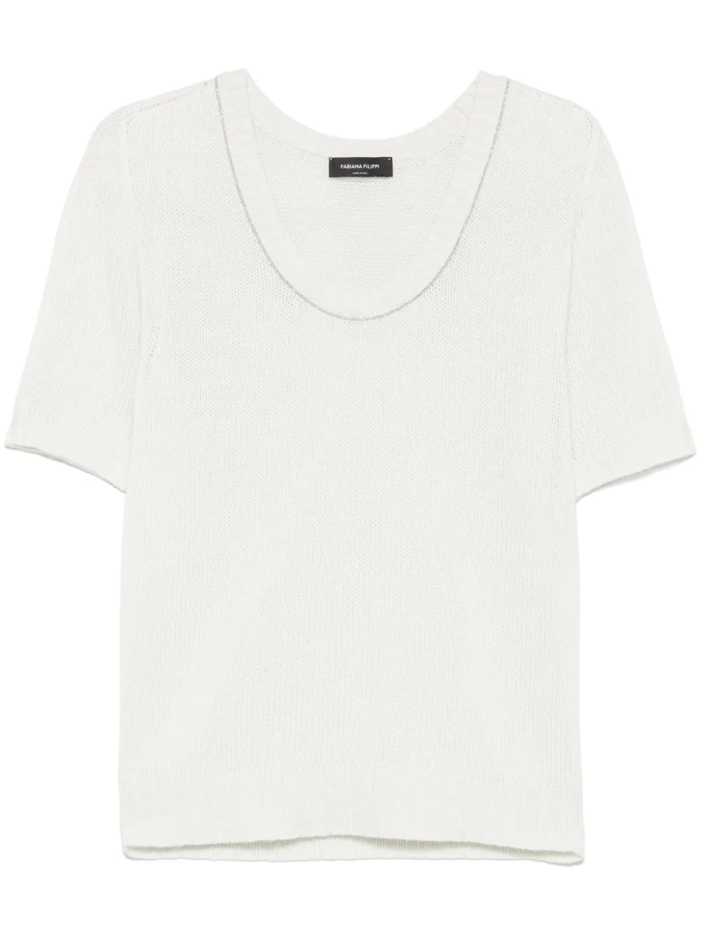 Bead-Detail T-Shirt