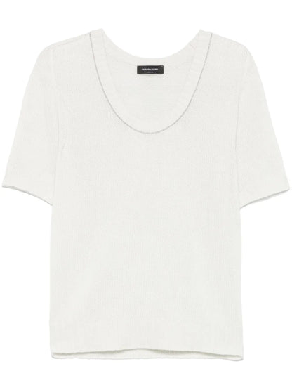 Bead-Detail T-Shirt