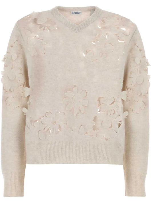 Cutout Daisy Sweater