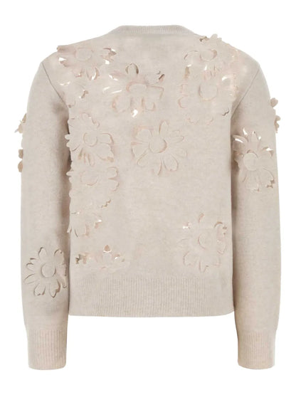 Cutout Daisy Sweater
