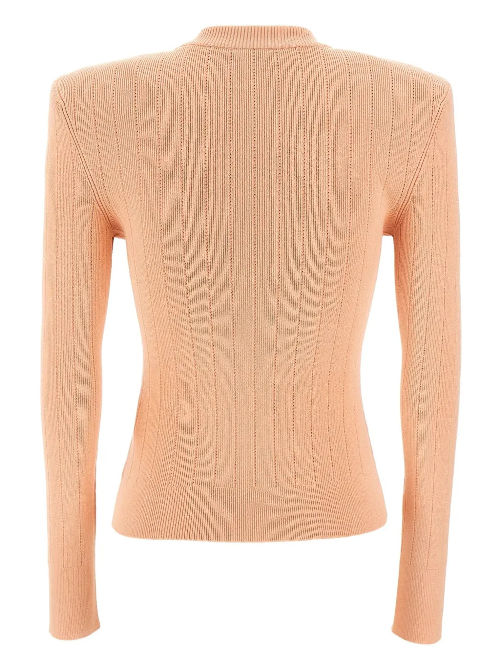 Button-Detail Knitted Sweater