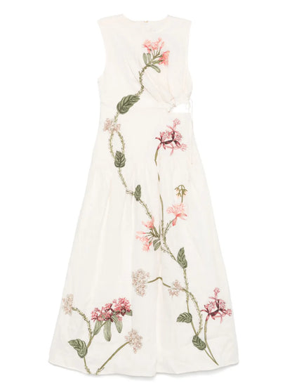 Otoño Orquidea Maxi Dress