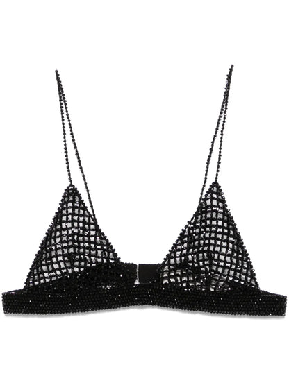 Beaded Crochet Bra Top