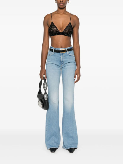 Beaded Crochet Bra Top