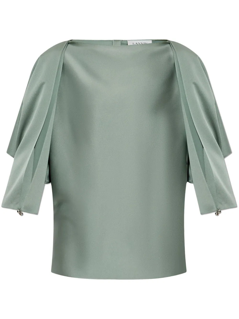 Satin-Finish Blouse