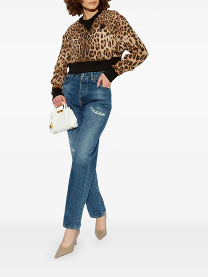 Leopard-Print Jumper
