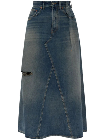 Distressed Effect Skirt