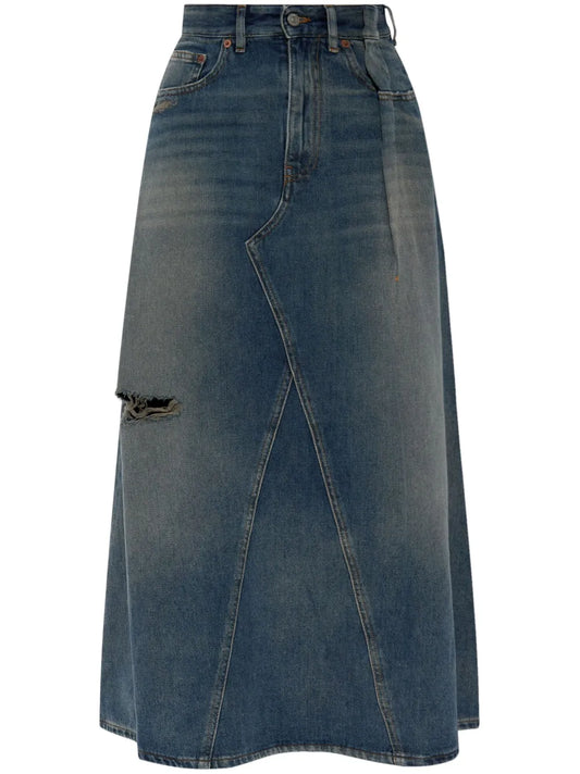 Distressed Effect Skirt
