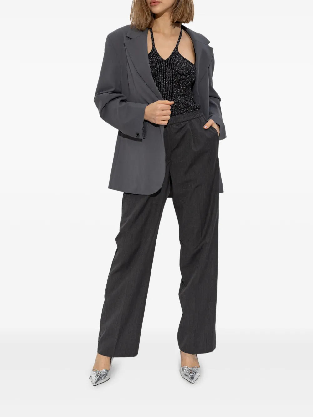 Straight-Leg Trousers