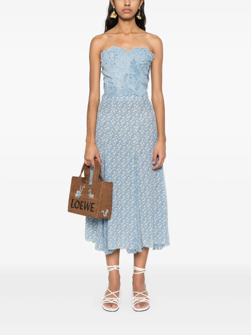 Silk Midi Skirt