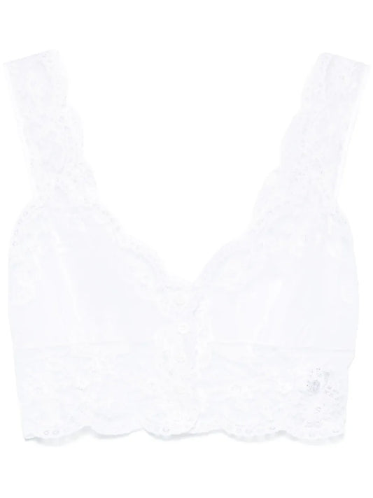 Lace-Detail Cotton Top