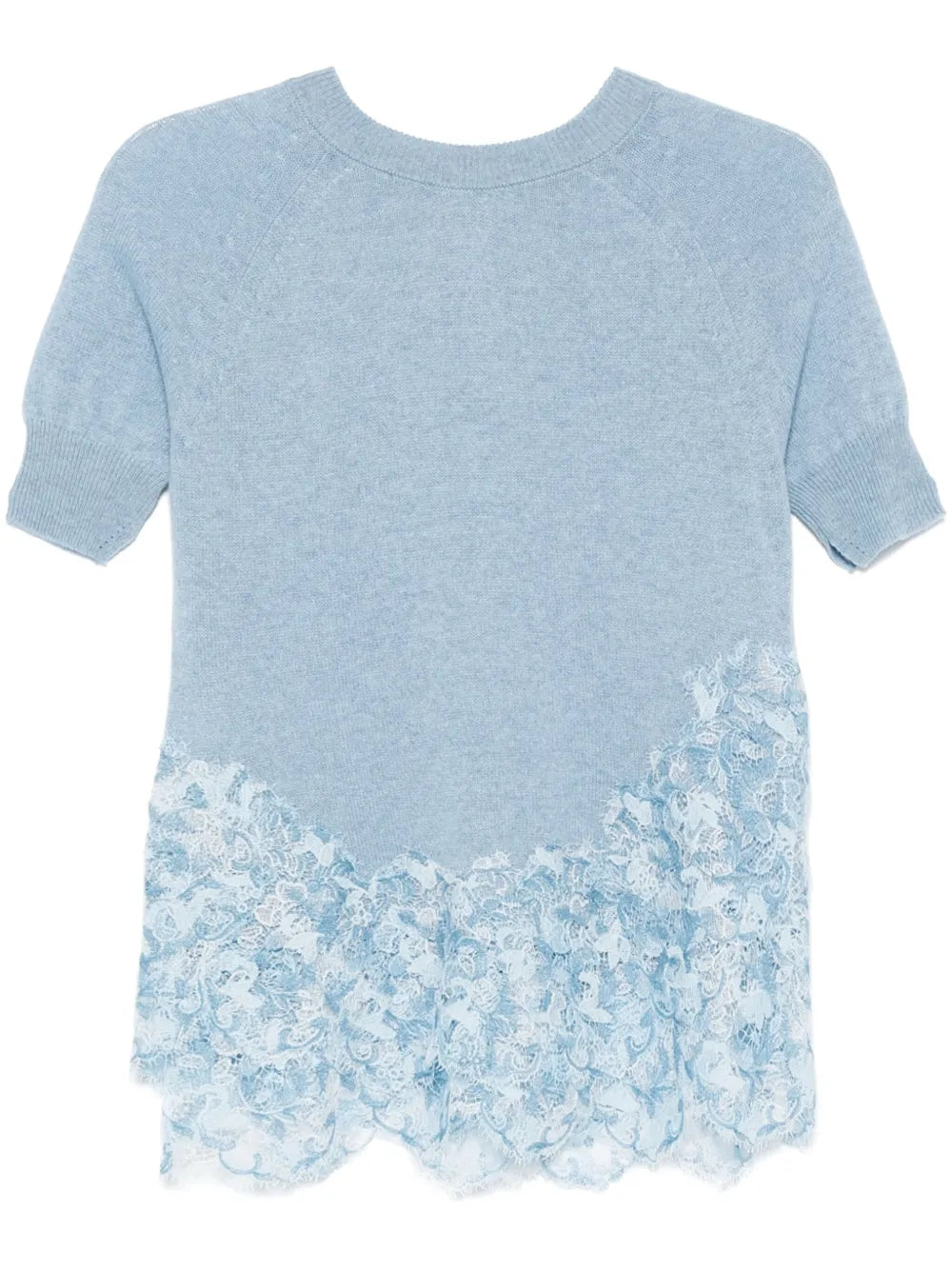 Lace-Panel T-Shirt