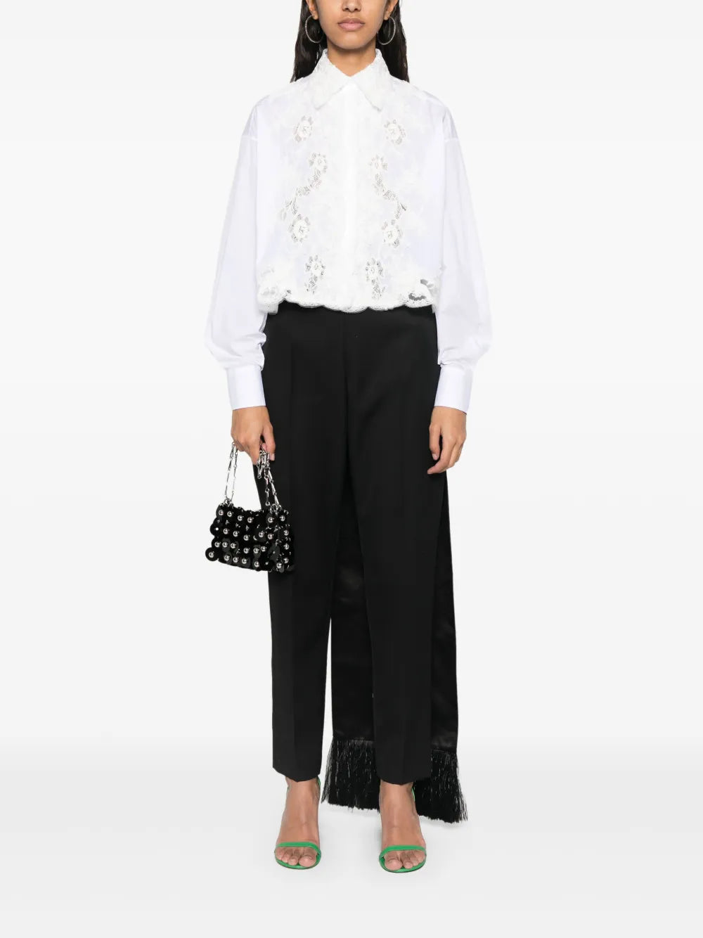Lace-Detail Shirt