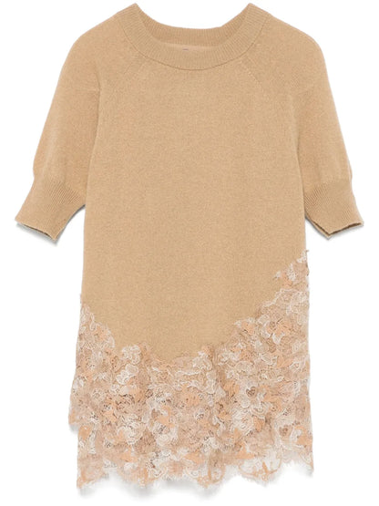 Lace-Detail T-Shirt