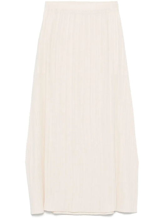 Pleated Midi Skirt