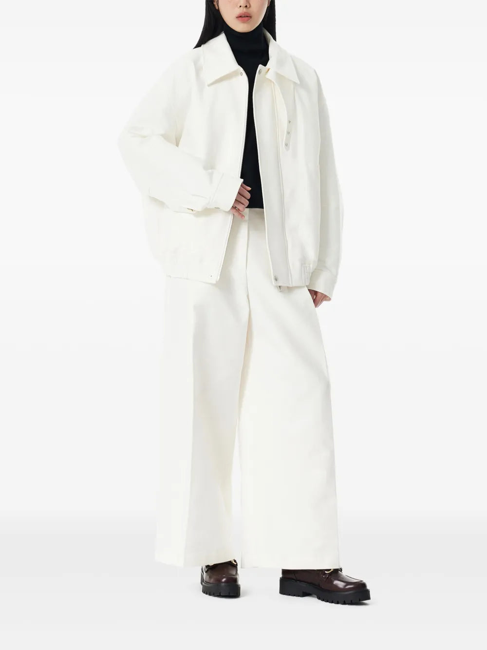 Turn-Up Collar Jacket