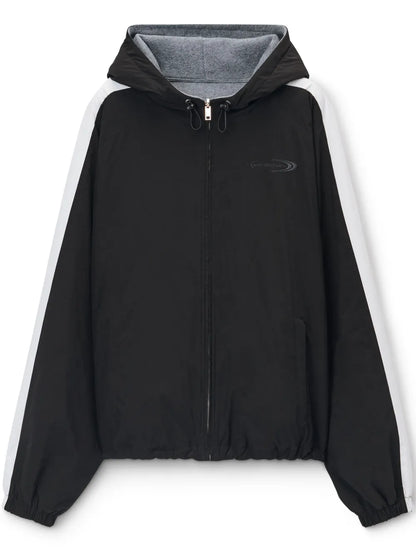 Reversible Raglan Zip Hoodie