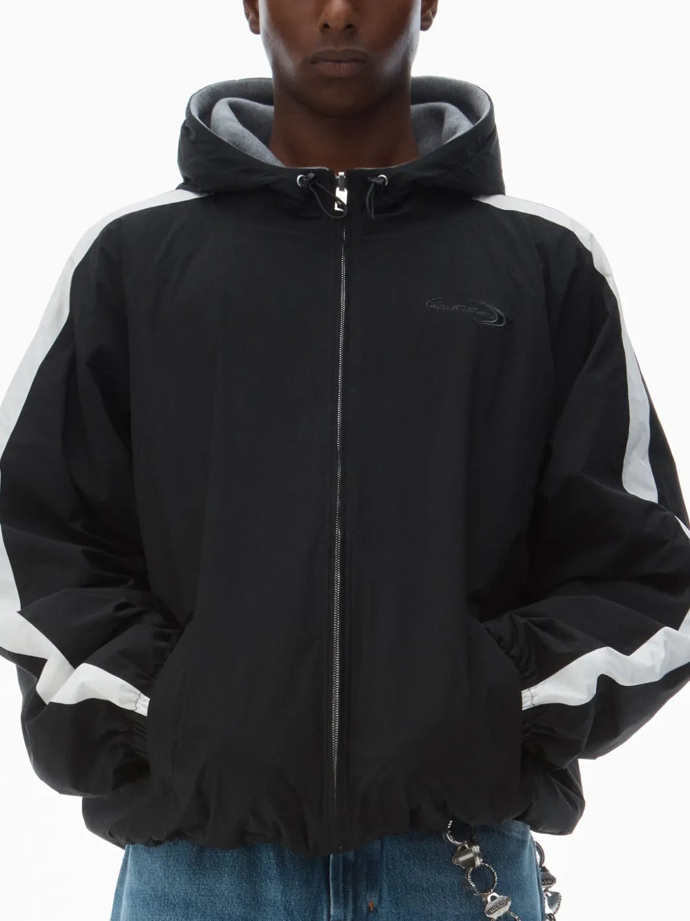 Reversible Raglan Zip Hoodie