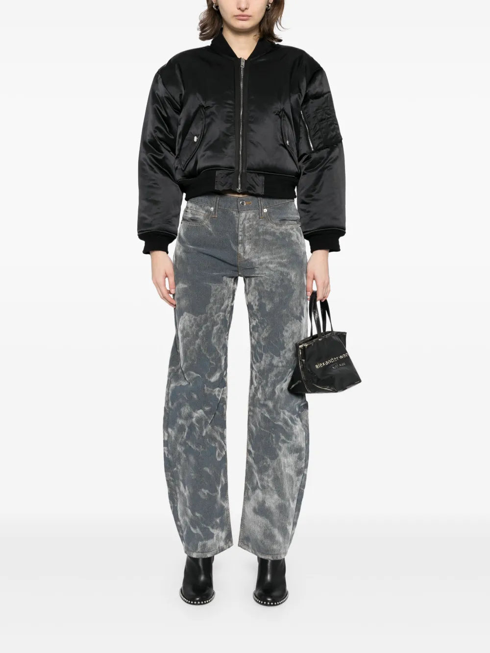 Shrunken Bomber Jacket