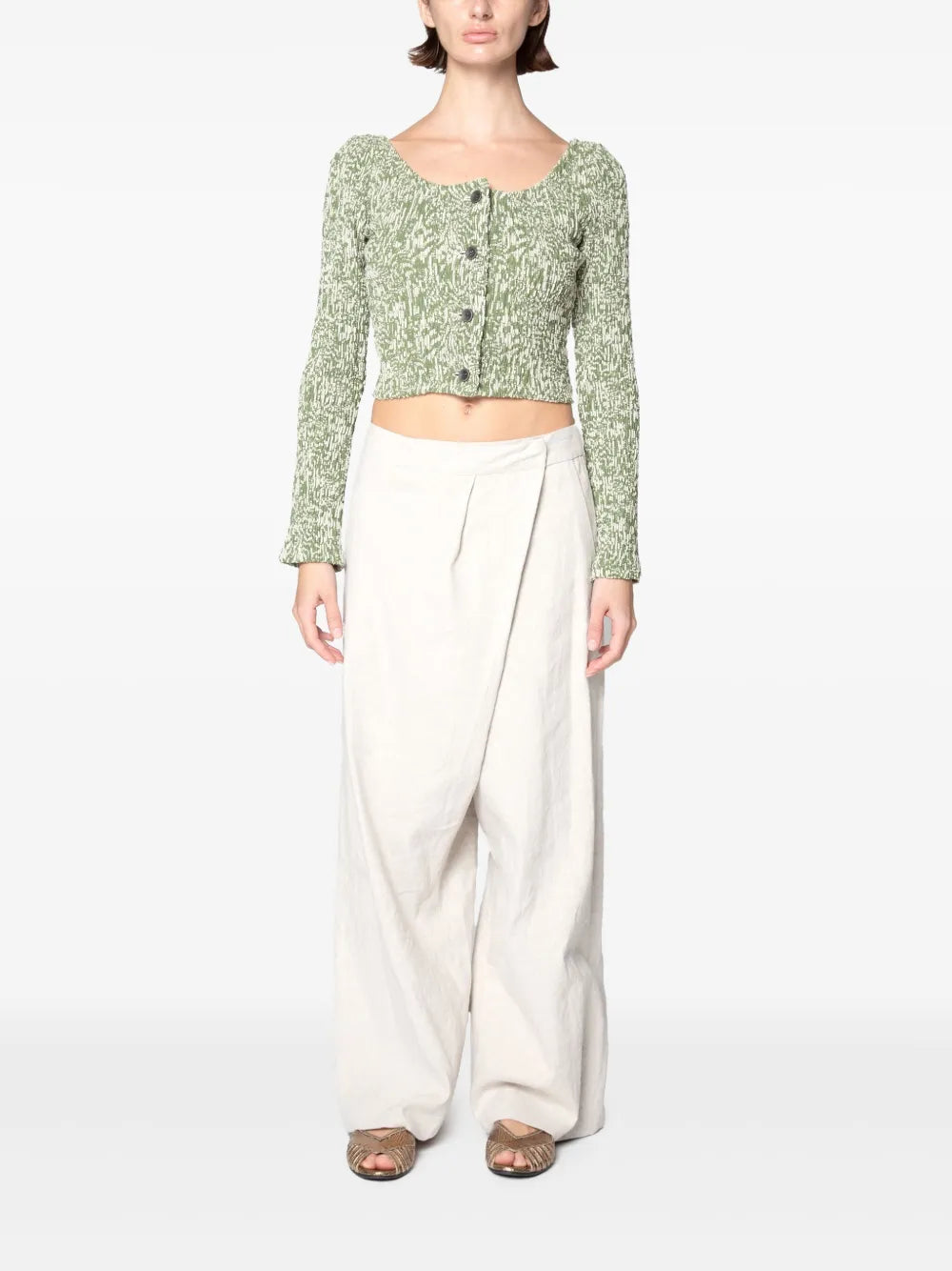 Straight-Leg Trousers