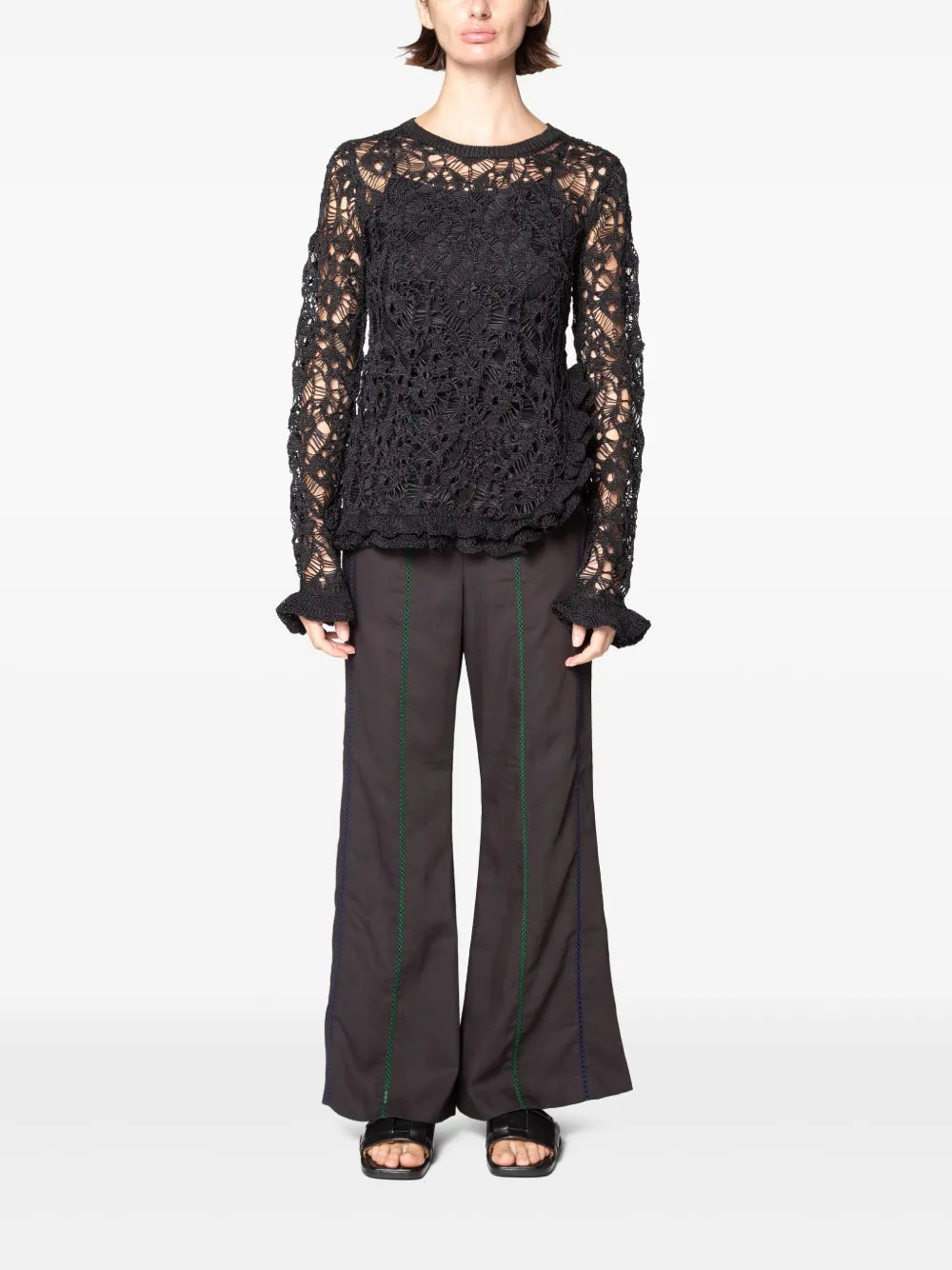 Stripe-Detailing Trousers