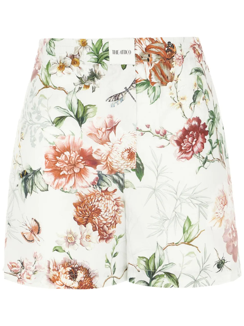 Floral-Print Cotton Shorts