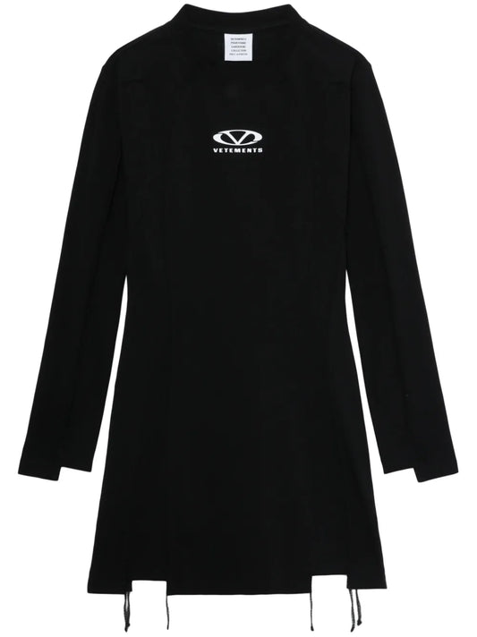 Logo-Print Mini Dress