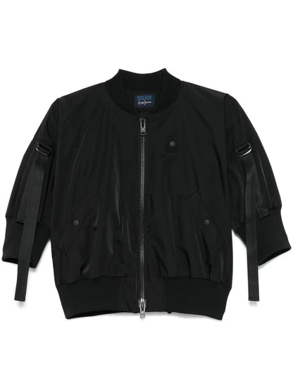 Short-Sleeves Bomber Jacket