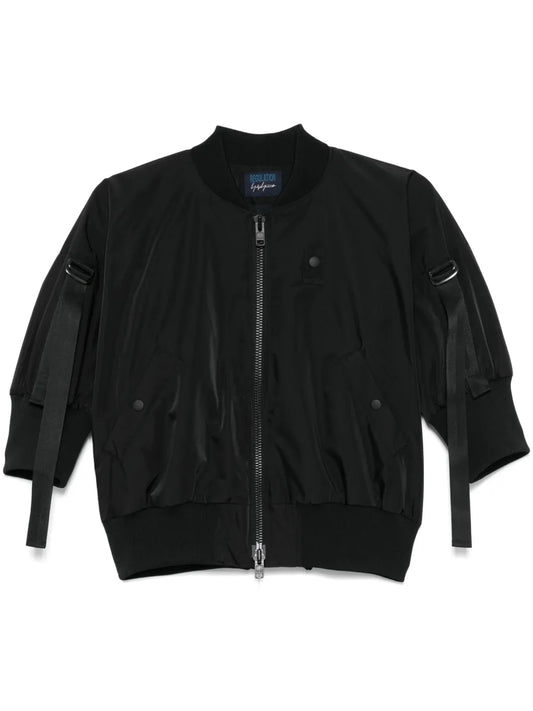 Short-Sleeves Bomber Jacket