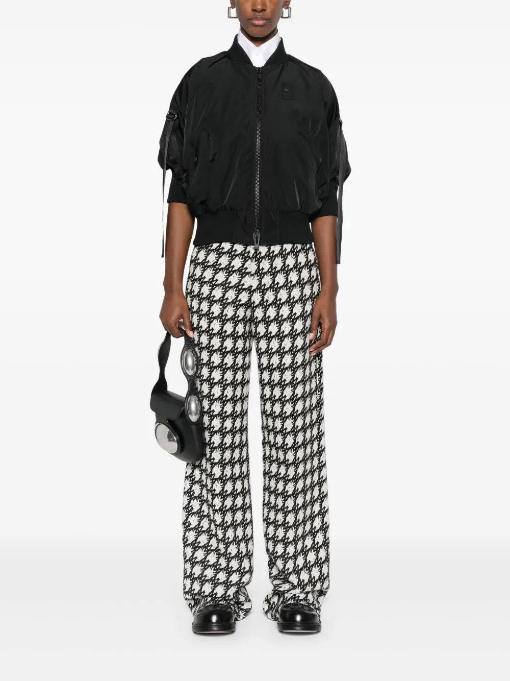 Short-Sleeves Bomber Jacket