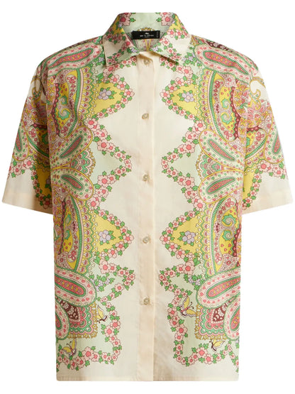 Floral-Print Shirt